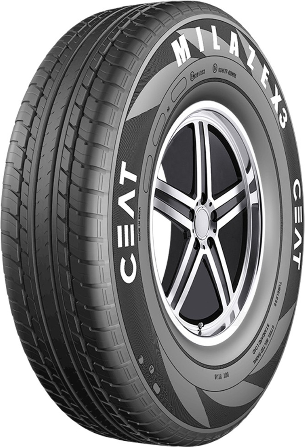 Image of CEAT 155 /65R14 MILAZE X3 TL 75T 4 Wheeler Tyre