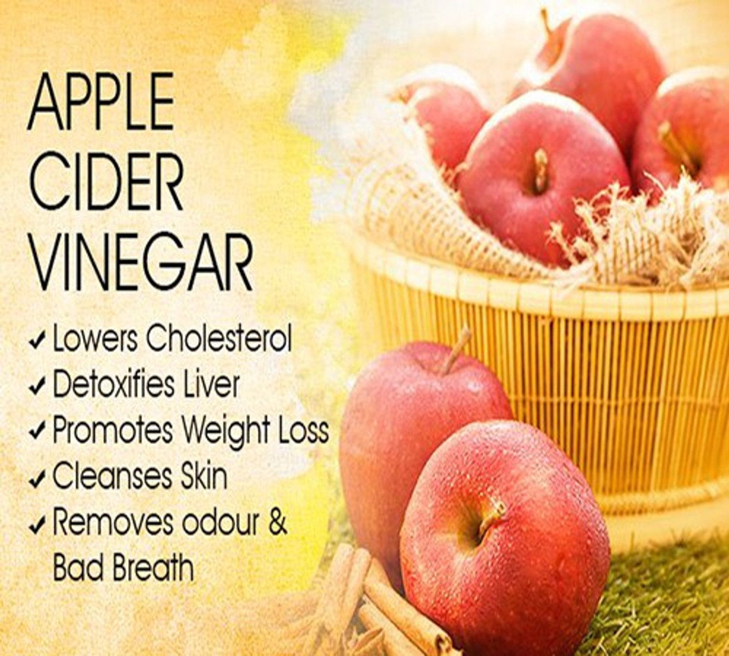 Image of Naturewell Raw Apple Cider Vinegar with Mother for Weight Loss Vinegar Pack Of 2 (REGE) Vinegar
