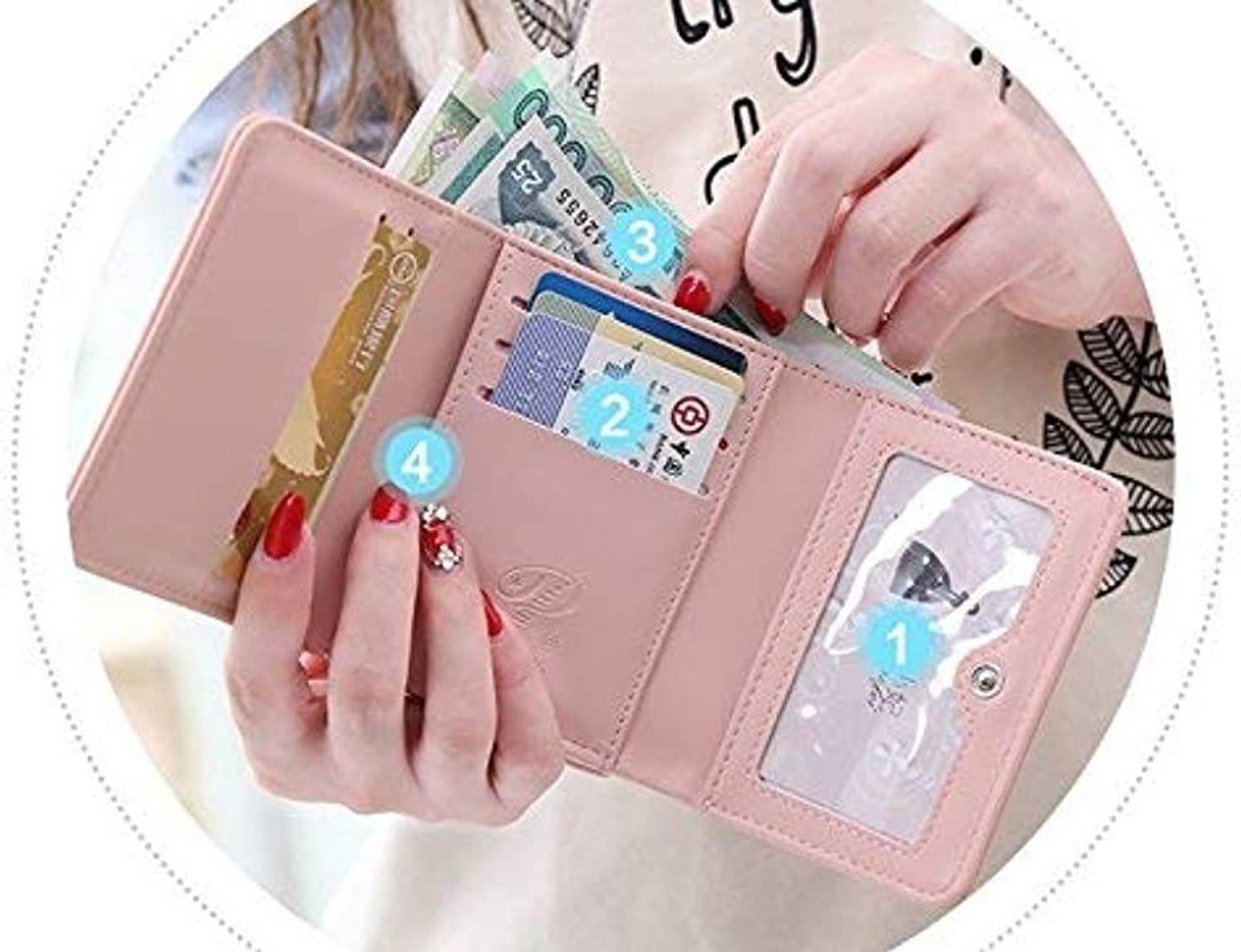 PALAY Women Casual Multicolor Leather Wallet - Image 2