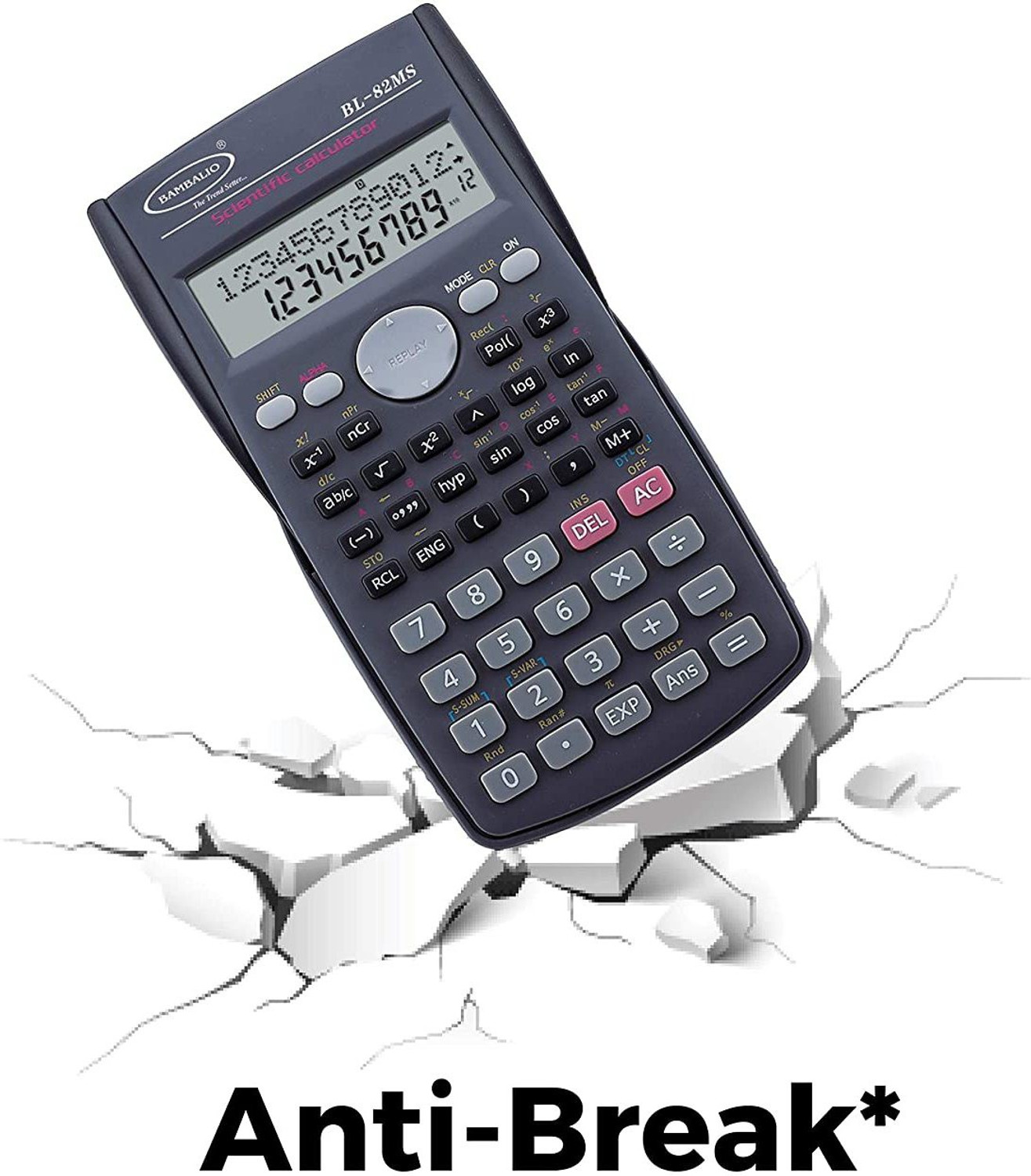 Image of BAMBALIO BL82MS 240 Functions & 2 Line Display 3 Years Warranty Scientific Calculator