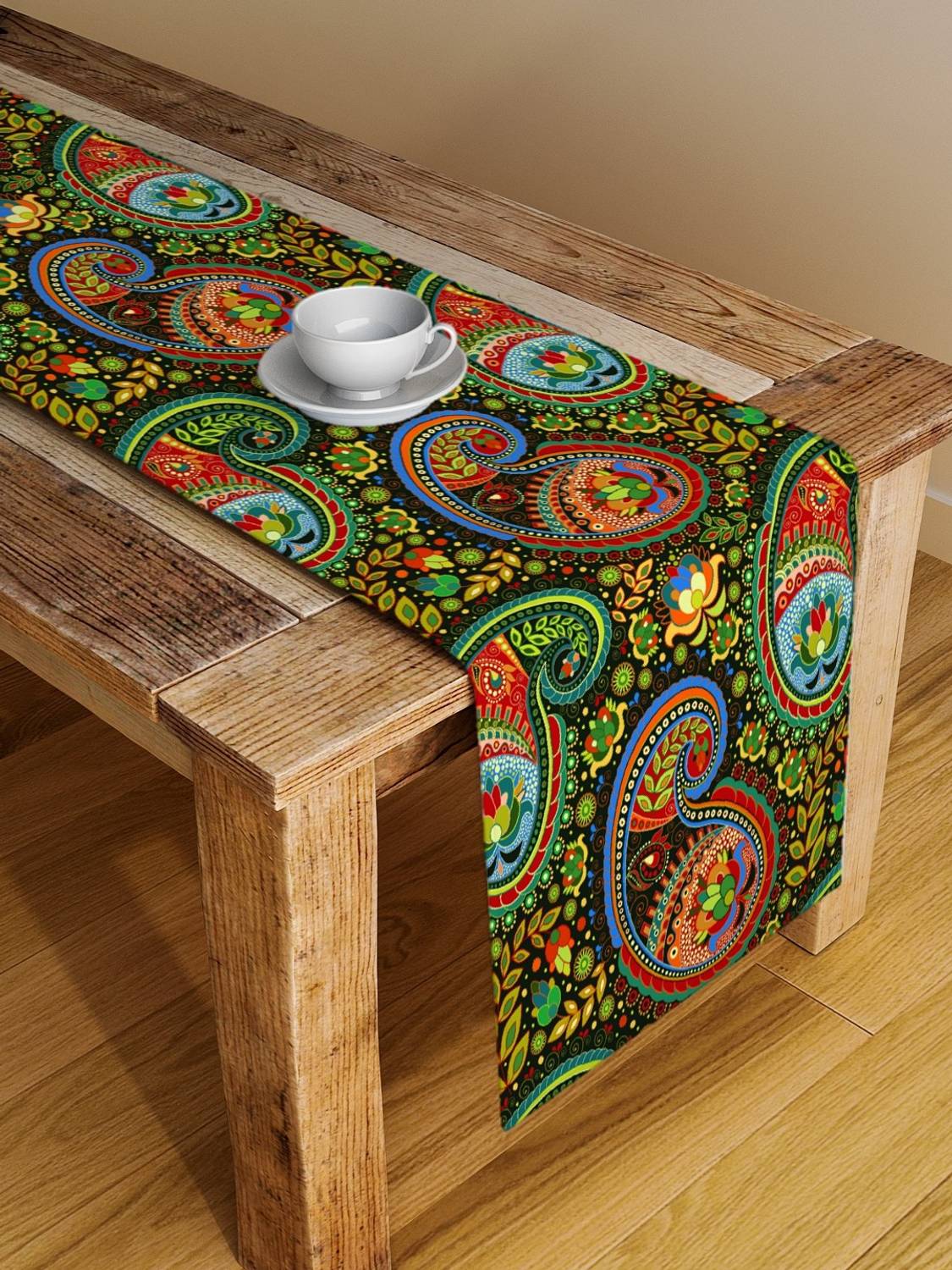 Alina decor Multicolor 124 cm Table Runner