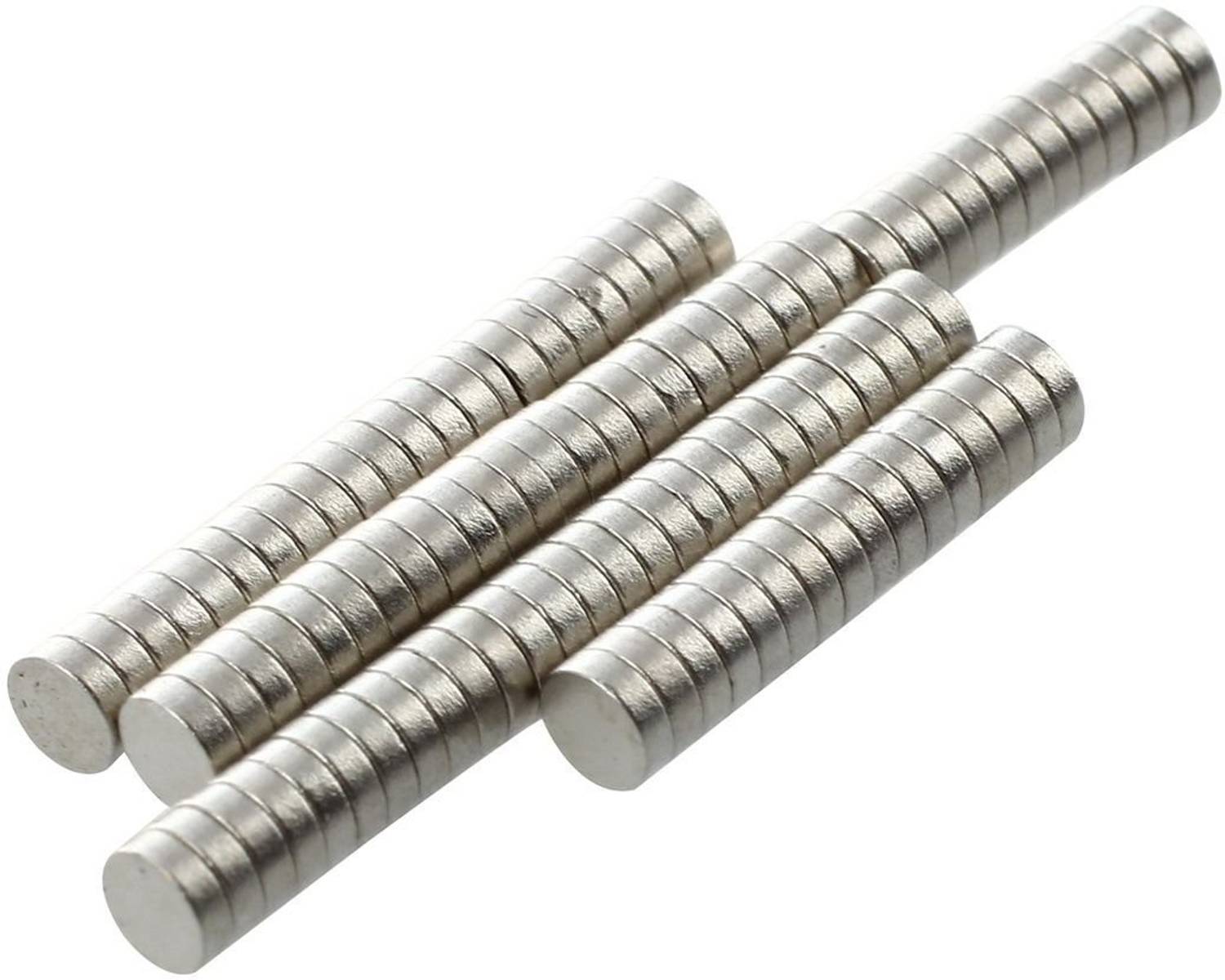 ART IFACT 150 Pieces of 4mm x 1.5mm Neodymium Magnets - N52 Disc / Cylindrical magnets - Rare Earth NdfeB Fridge Magnet, Multipurpose Office Magnets, Magnetic Paper Holder Pack of 150