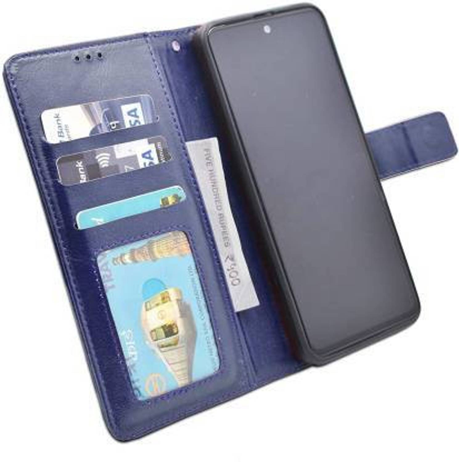 Flospy Flip Cover for Vivo Y75 5G Blue - Image 2