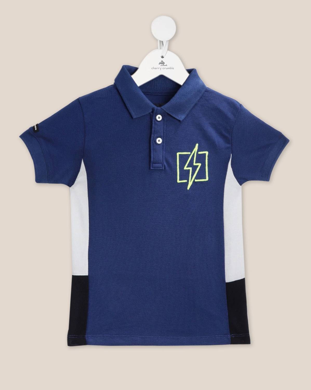 Nitt Hyman  - Cherry Crumble Boys Colorblock Cotton Blend Regular T Shirt