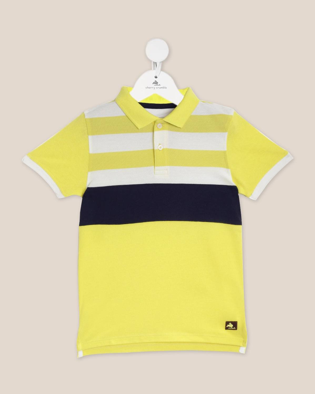 Nitt Hyman  - Cherry Crumble Boys Colorblock Cotton Blend Regular T Shirt