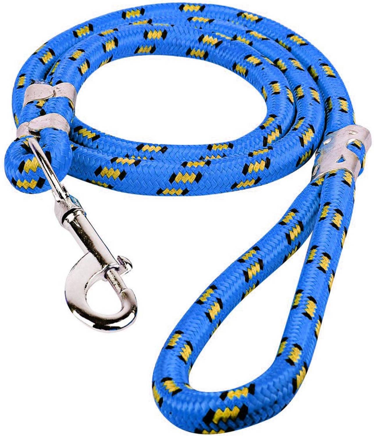 BODY BUILDING Blue Round Designer Dog Belt/Leash Belt for All Breed Dogs Under 30kg Dog Leash