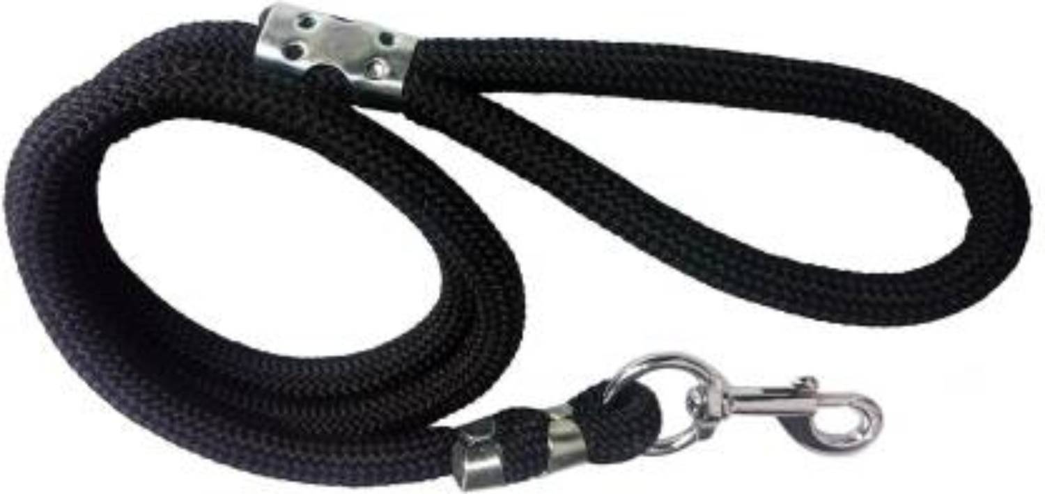 BODY BUILDING Designer Round Black Color Dog Belt/Leash Belt for All Breed Dogs Under 30kg Dog Leash