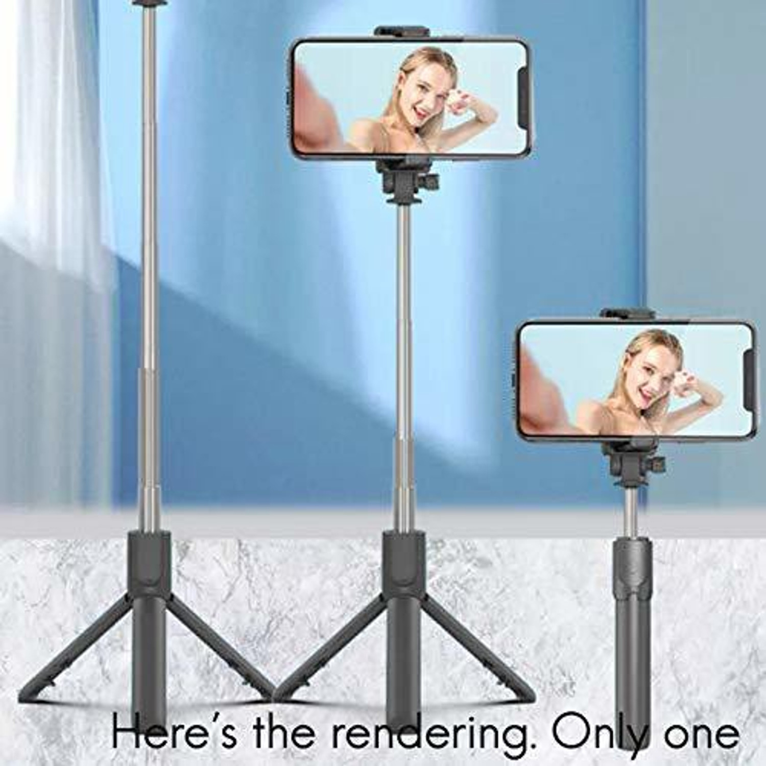 Image of Planetoid High Quality 3in1 Selfie Stick Wireless Bluetooth Selfie with Remote Shutter Tripod