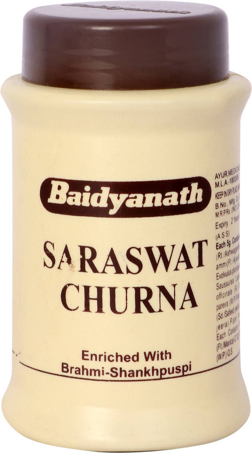 Baidyanath Saraswat Churna Enriched With Brahmi-Shankhpuspi