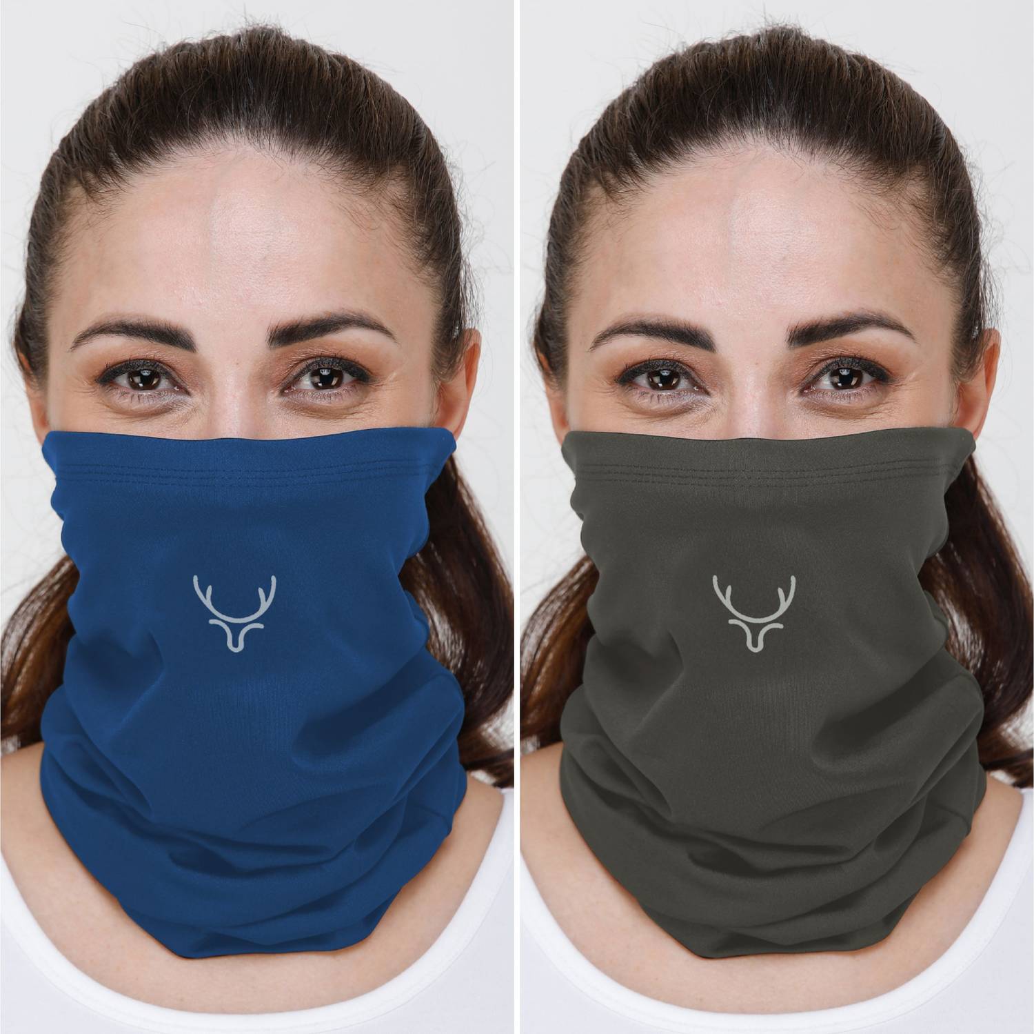 Jigyaasaa Men & Women, Boys & Girls Solid Bandana (Pack of 2)