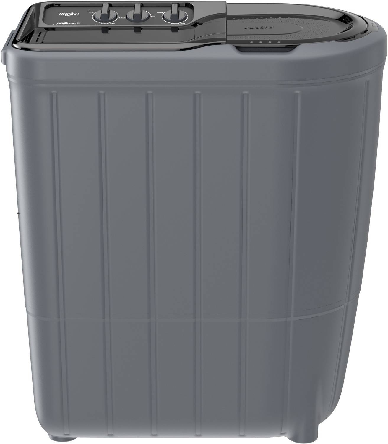 Whirlpool 6.5 kg Semi Automatic Top Load Grey