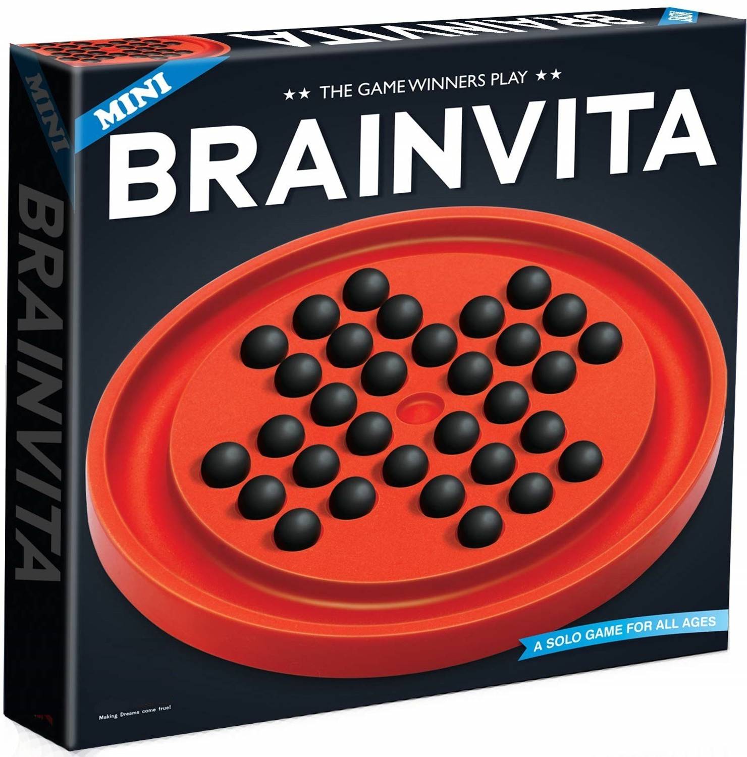 ARNIYAVALA Brainvita Mini with Pearl Finish Marbles Board Game Accessories