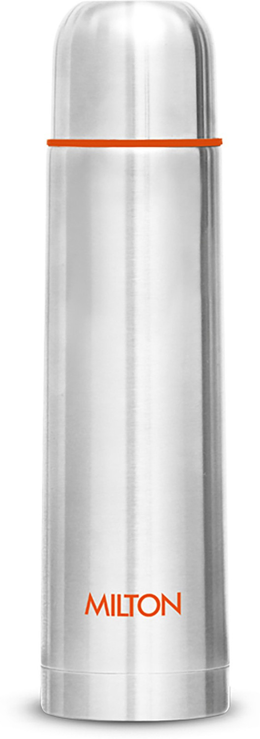 Image of MILTON Flip lid 500 Thermosteel Water Bottle, ISI Certified, 24 Hr Hot and Cold 500 ml Steel Flask