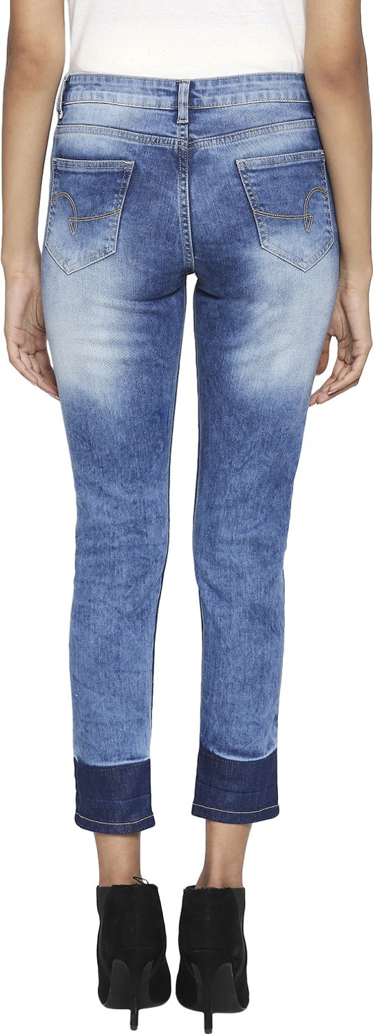 Image of PEOPLE Regular Women Blue Jeans