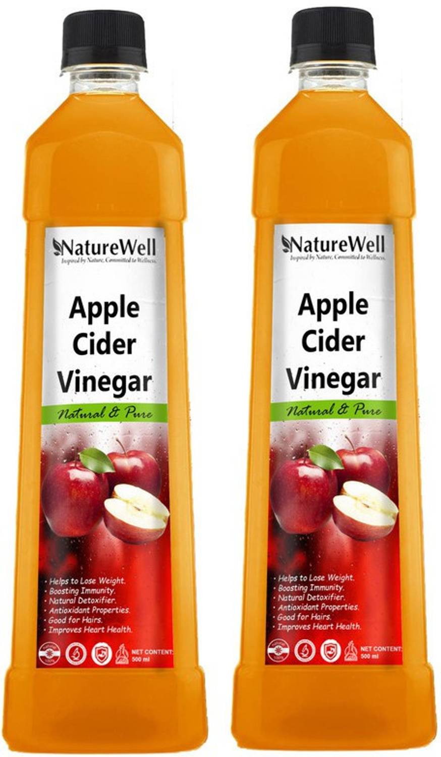 Naturewell Apple Cider Vinegar with Mother Vinegar For weight los