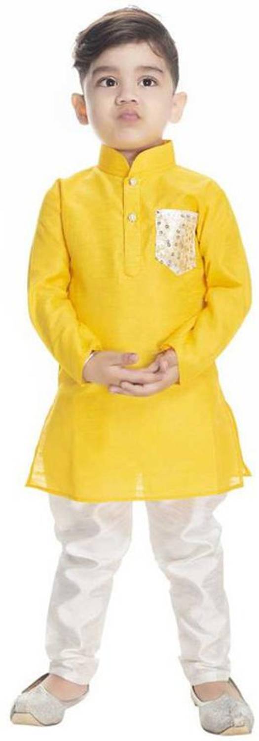 Covetus Boys Festive & Party Kurta and Pyjama Set