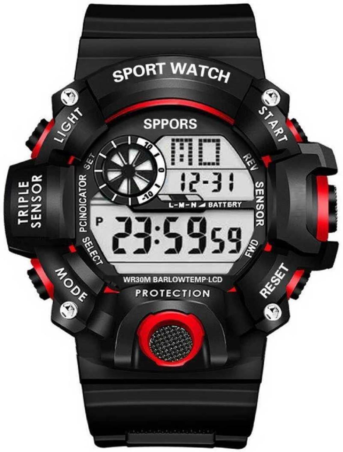 Acnos Water Resistance Water Resistance Digital Watch  - For Men