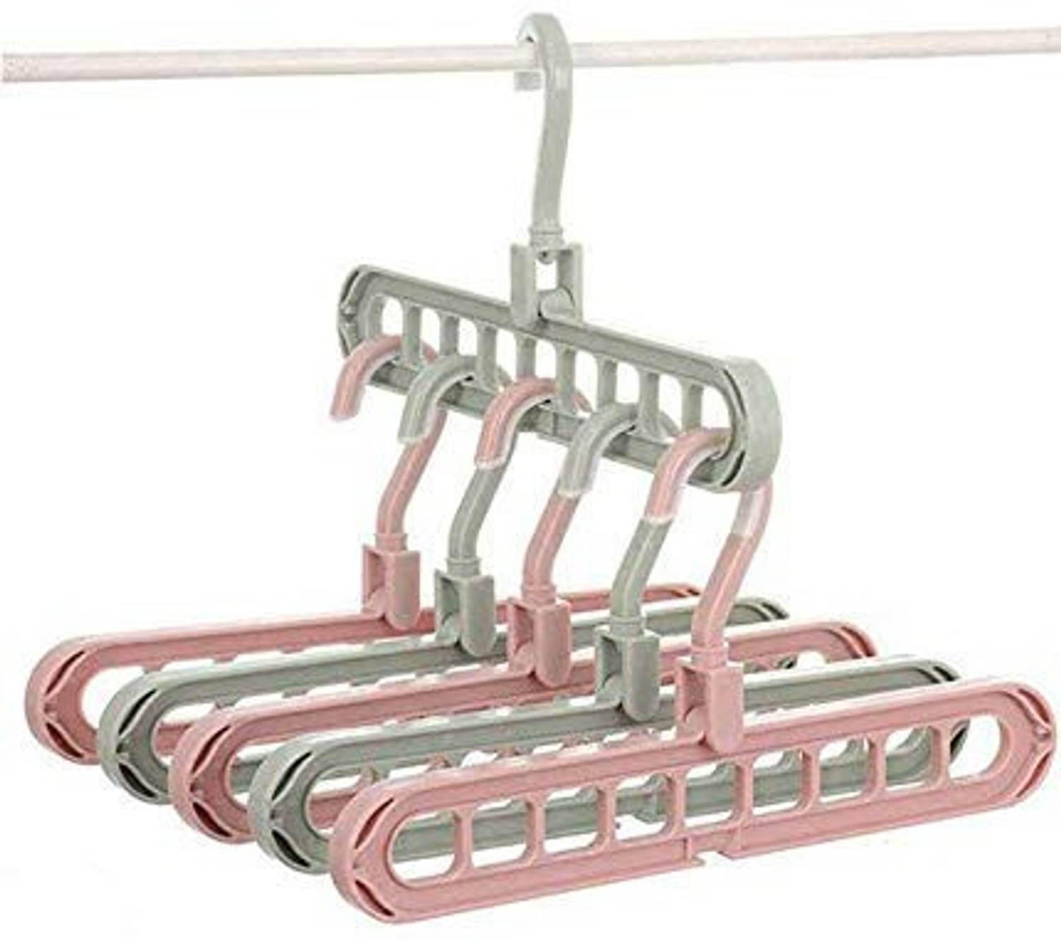 Chias Plastic Shirt Pack of 6 Hangers For  Shirt