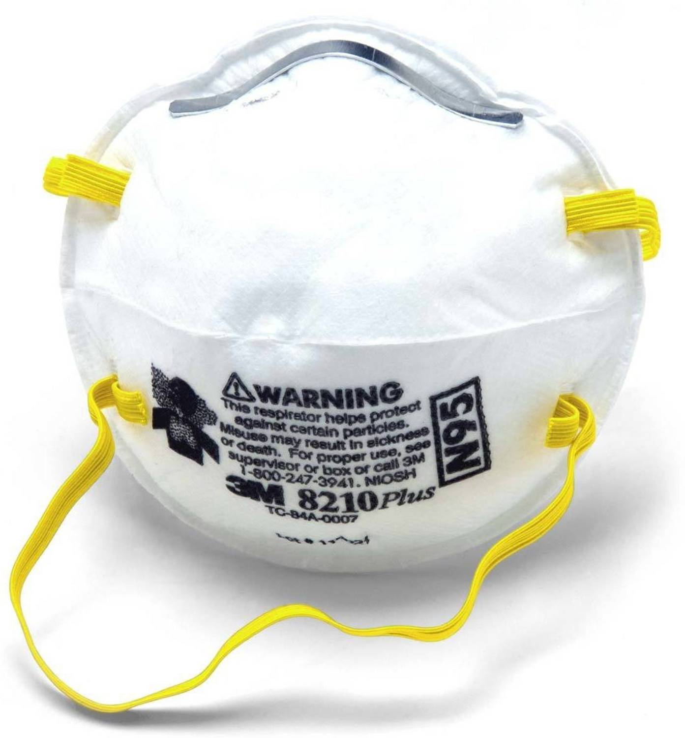 3M 8210 N95 NOISH APPROVED RESPIRATOR (20 Mask) Price in India