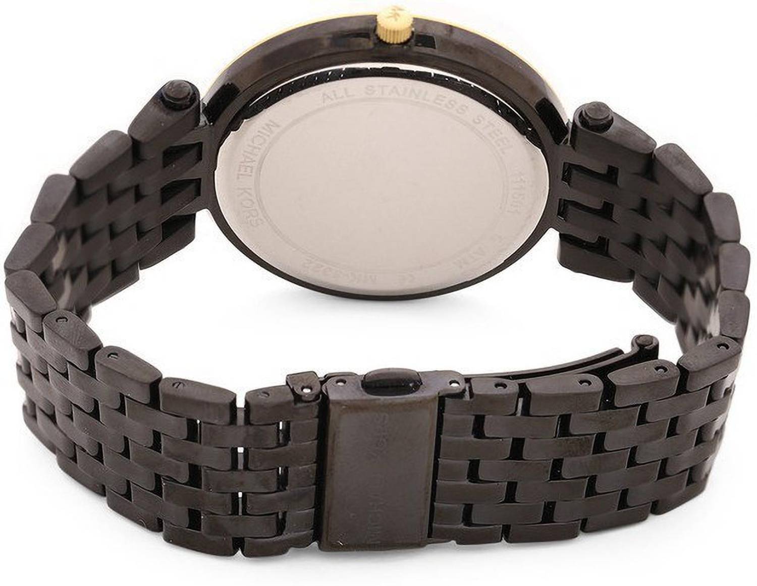 Michael Kors Darci Black Dial Black Steel Strap Watch for Women - MK3322 Michael Kors Analog Black Dial Women main image 3