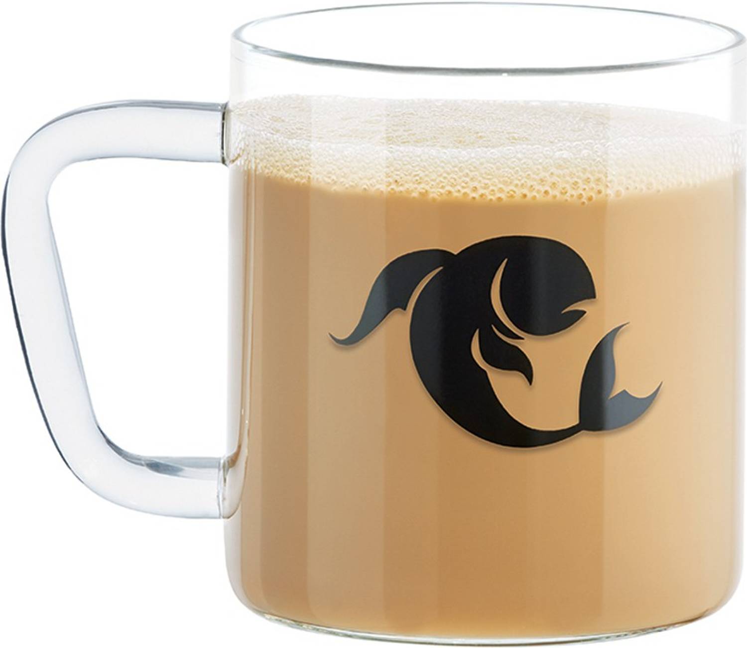 BOROSIL BVNA305PISC Glass Coffee Mug
