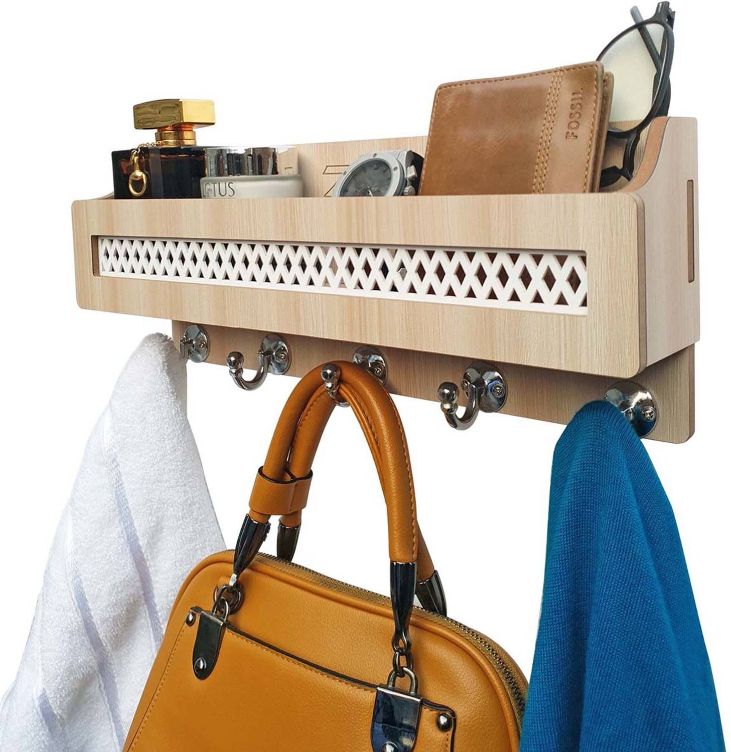 7CR CLASSIC SHELF Wooden Coat Hanger For Coat
