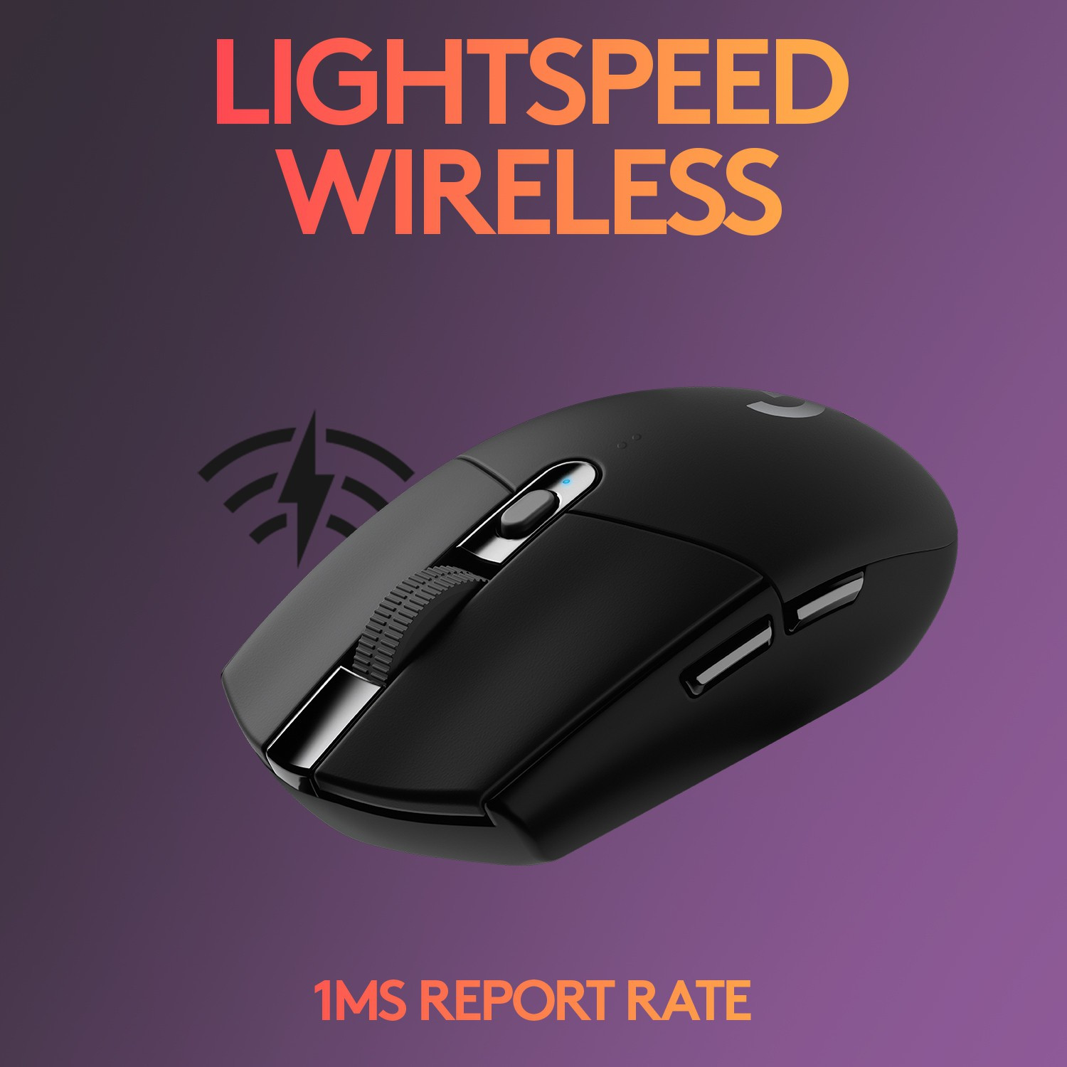 Image of Logitech G304 Wireless Ambidextrous Optical Gaming Mouse LightSpeed /6 Programmable Buttons /Onboard Memory /Adj DPI Upto 12000 With Bluetooth