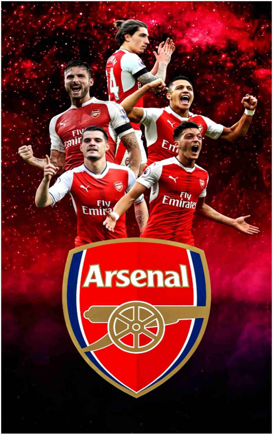 Arsenal F.C. Wall Poster For Room With Gloss Lamination M2 Paper Print