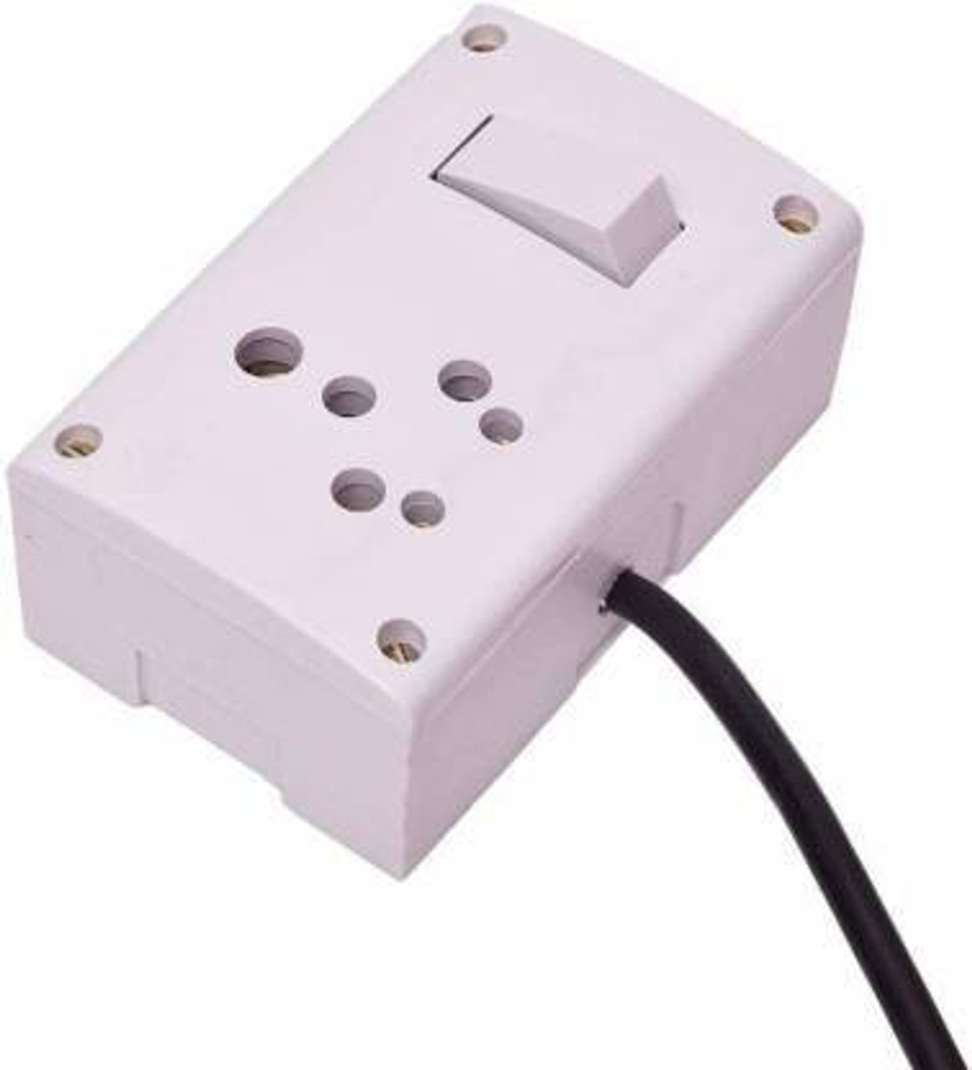 Image of JELECTRICALS Heavy Duty PVC Extension Board 3 m Wire 2 in 1 15A and Switch (3 m Wire) PACK-1 Power Plug
