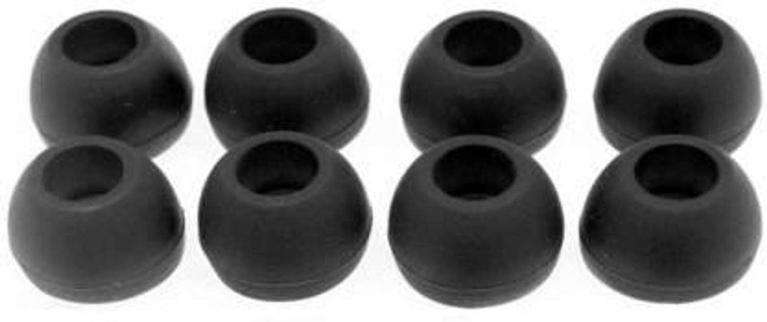 BBS TECH 8 Pcs (4 Pair) Black Earphone silicon Earbuds tips In The Ear Headphone Cushion (Size- M) In The Ear Headphone Cushion (Pack of 8, Black) In The Ear Headphone Cushion