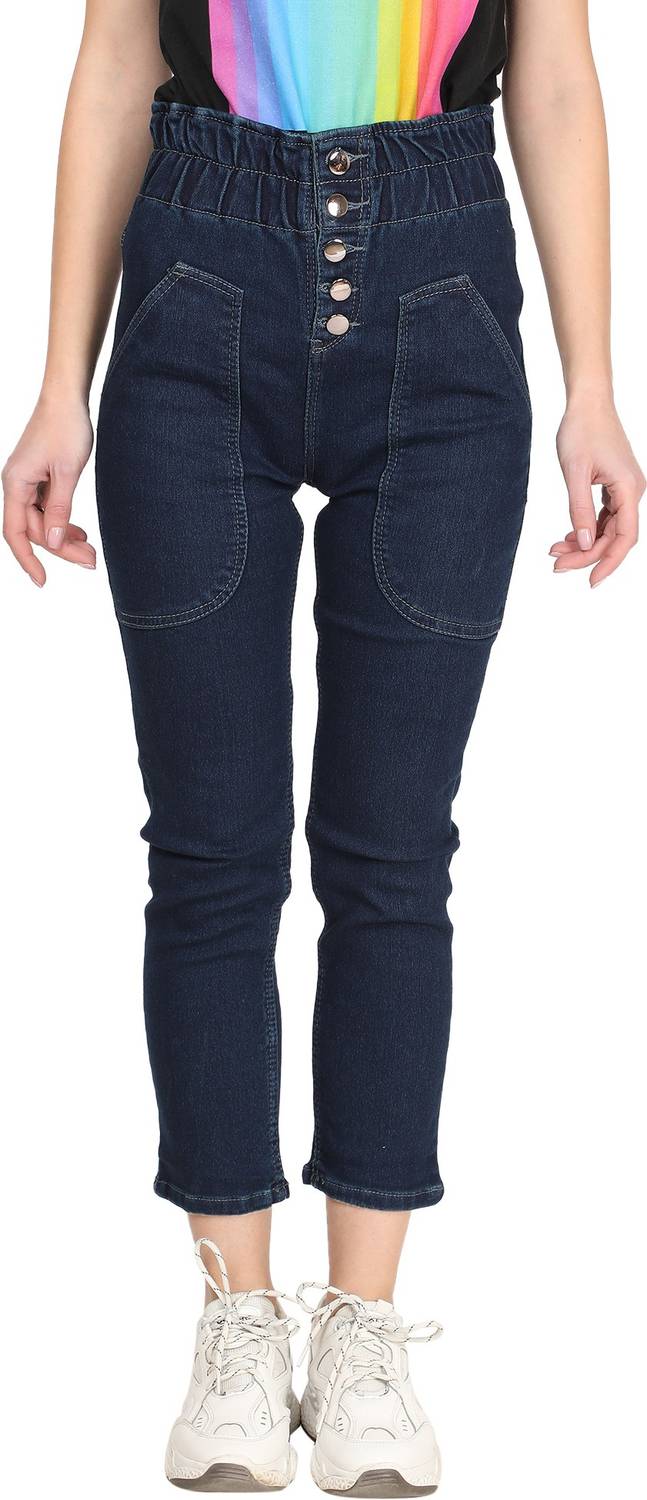A-Okay Slim Women Dark Blue Jeans
