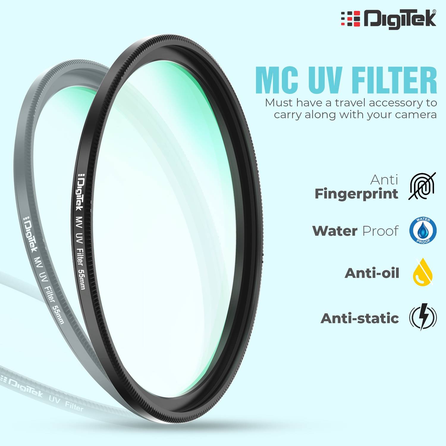 DIGITEK MC UV Filter 55 Clear - Image 4