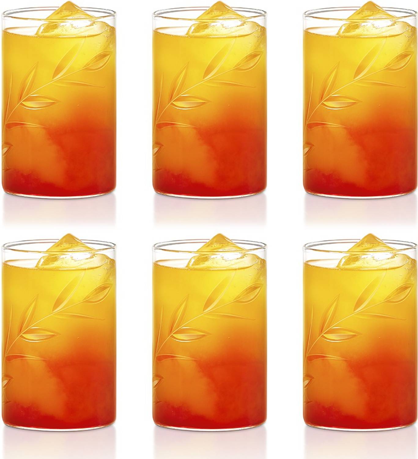 BOROSIL (Pack of 6) BVS6CRE295L Glass Set Water/Juice Glass