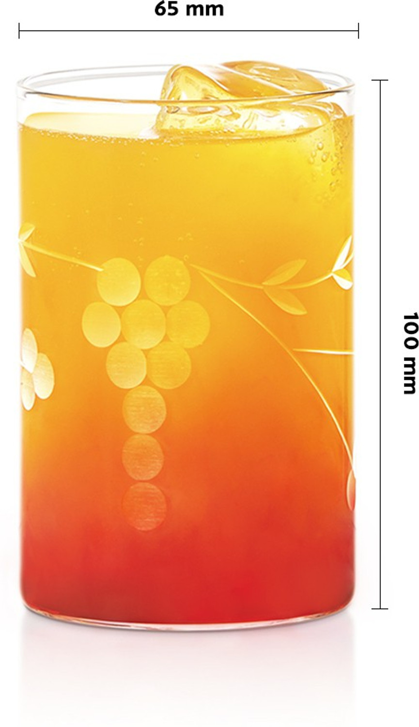 Image of BOROSIL (Pack of 6) BVS6BER295L Glass Set Water /Juice Glass