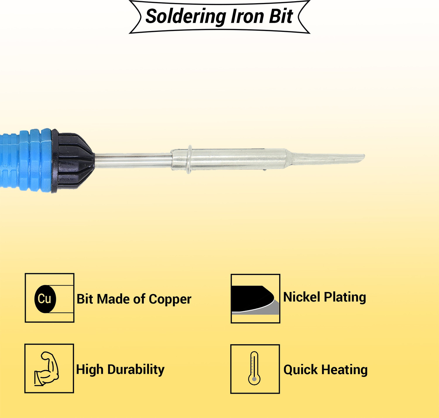 Image of Soldify BASIC 7IN1 COMPLETE KIT 30W SOLDERING IRON MACHINE TOOL KIT | SOLDER WIRE | STAND | WIRE CUTTER | SOLDERING PASTE FLUX | TWEEZER | DESOLDERING WICK 30 W Simple