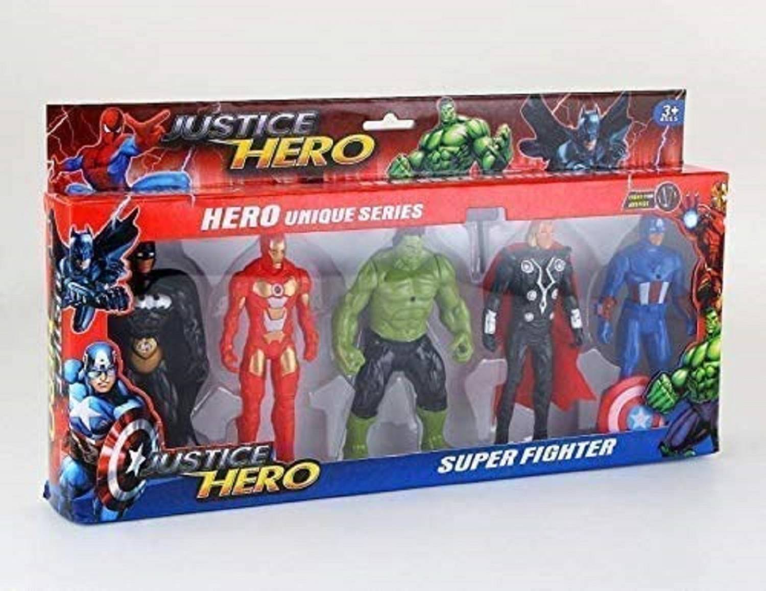 Amaflip Avengers Action Figures Toy for Kids, Boys (Multicolour) Set of 5