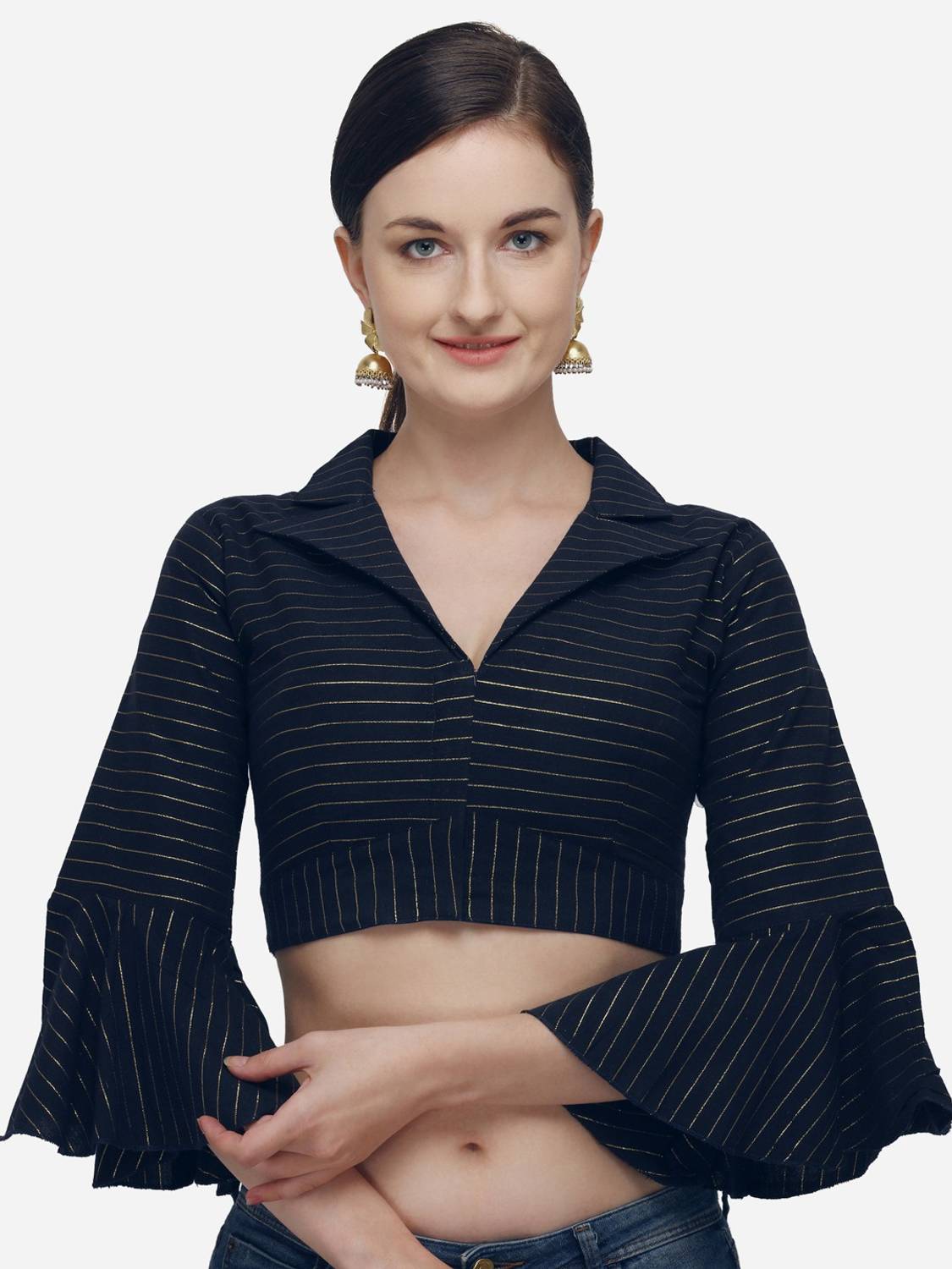 Blousery Band collar Women Blouse