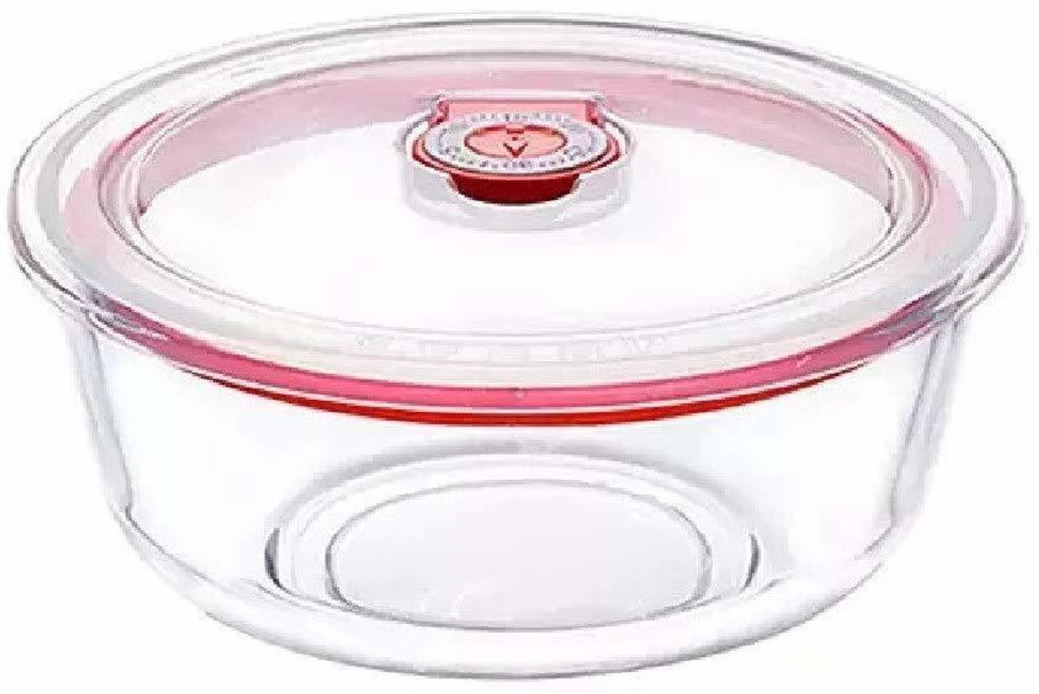 Image of SiriusStar Borosilicate Glass Mixing Bowl Microwave Safe Borosilicate Glass Oven Bowl Set with Airtight Glass Lid - Set of 3 (385 ML,525 ML,780 ML) (Pack of 3, Clear)