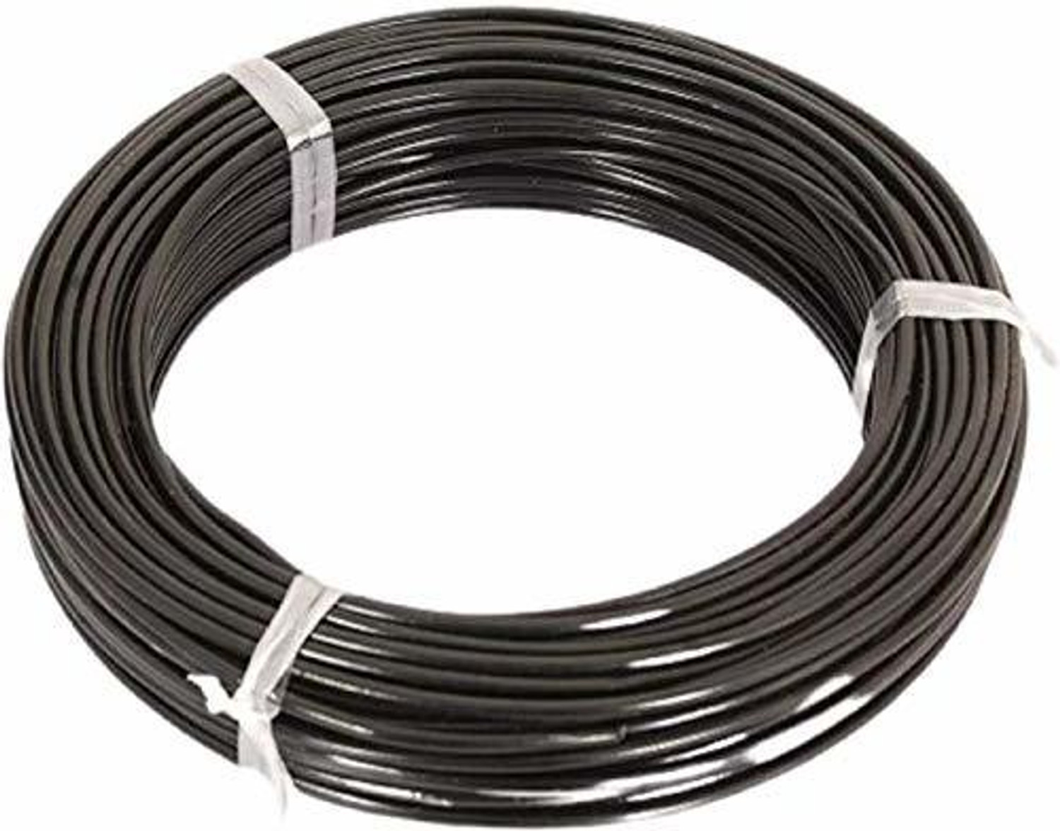 Image of hinik PVC Coated Cloth Drying Black Wire (Length: 20 m, Diameter: 2 mm) Black