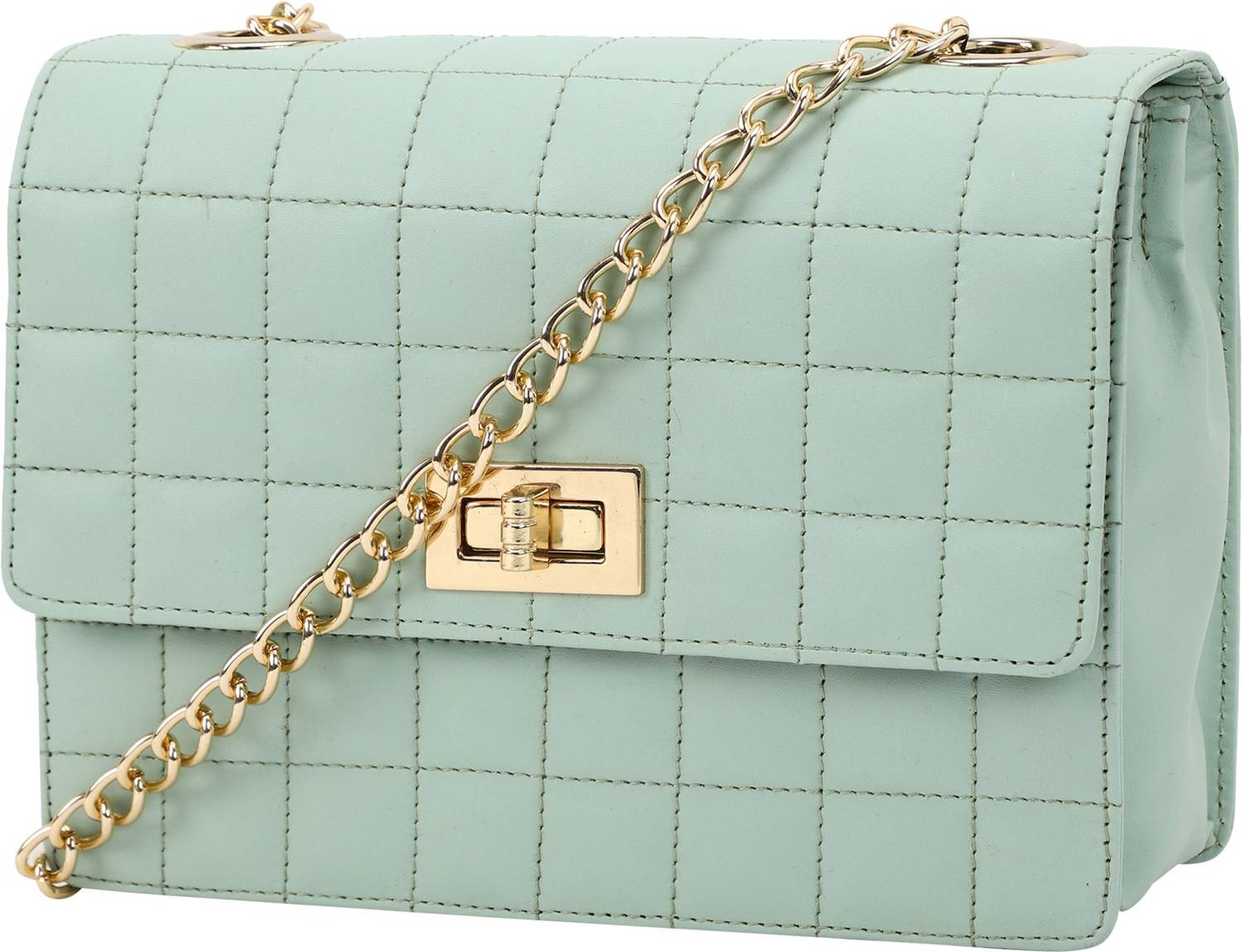 Fashion Gallery Green Sling Bag AKS-369