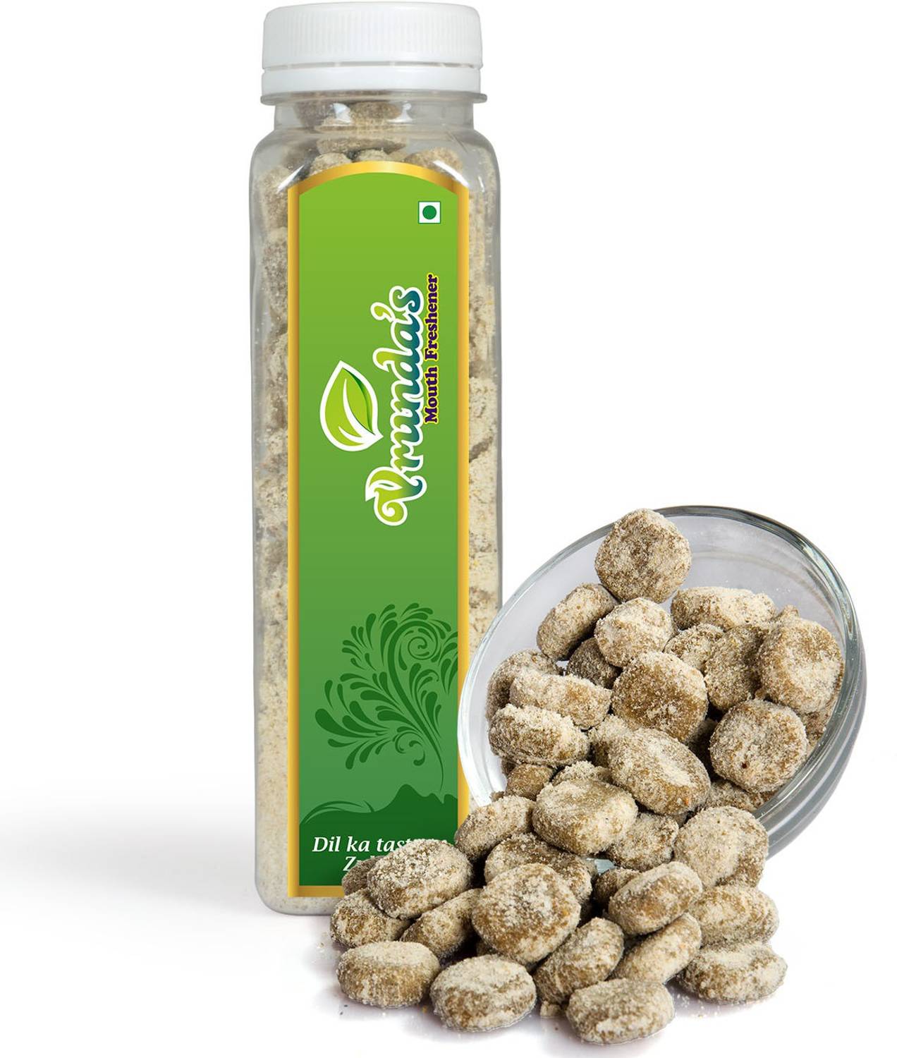 Vrundas Digestive Hing Peda / Hingastak Churan Goli Sweet- Sour Mouth Freshener