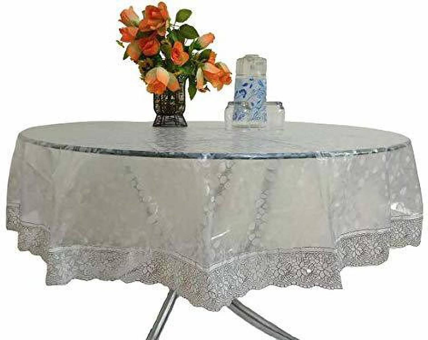 BLUEGRACE PVC 4 Seater Geometric Table Cover