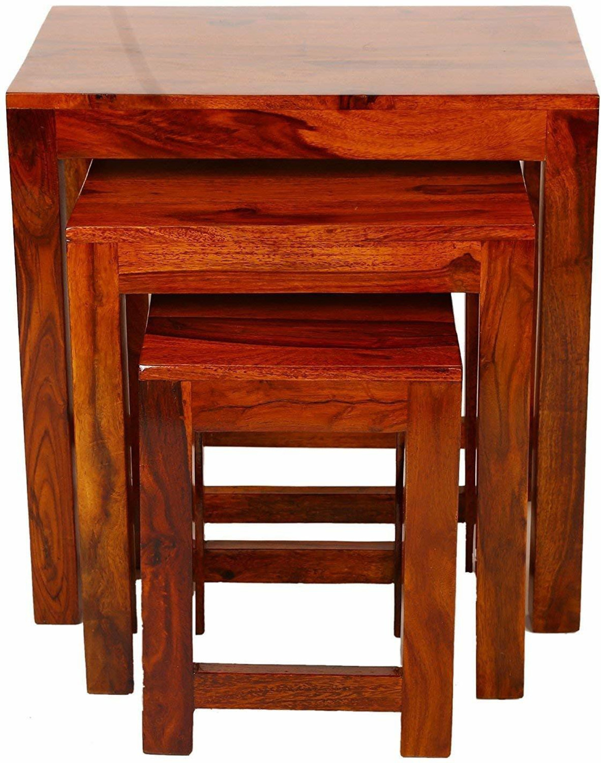 Image of Douceur Furnitures Solid Wood Nesting Table