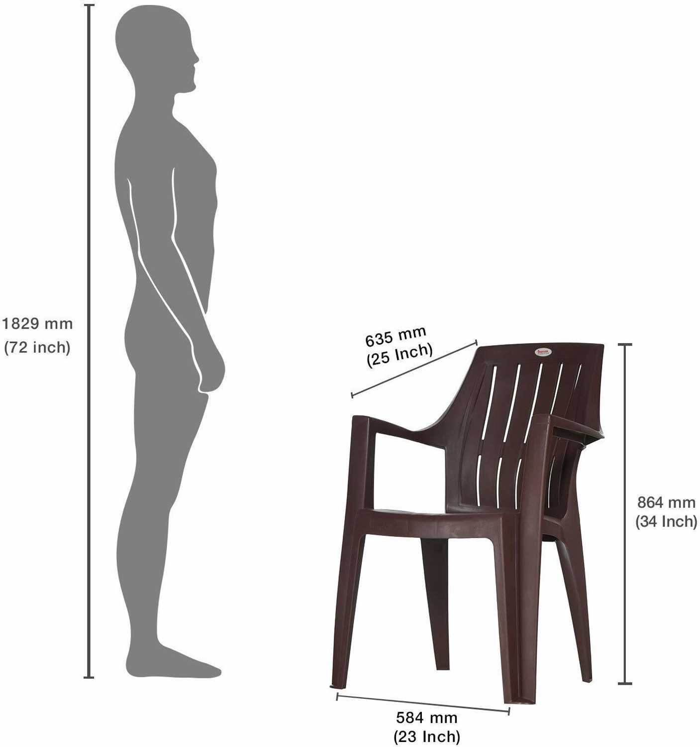 Image of Supreme Turbo Super Chair Set of 2 Plastic Outdoor Chair