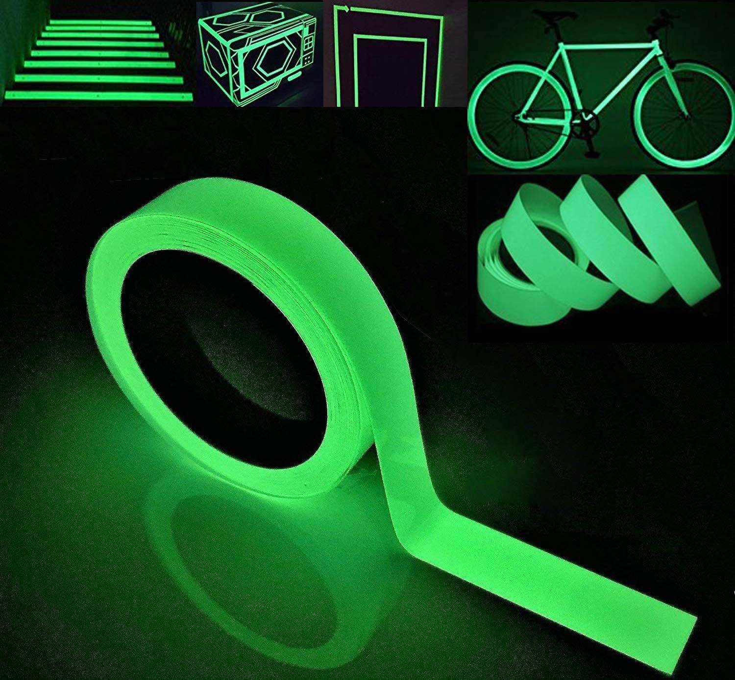 Iktu Glow in The Dark Tape 18mm x 5m Green - Image 3