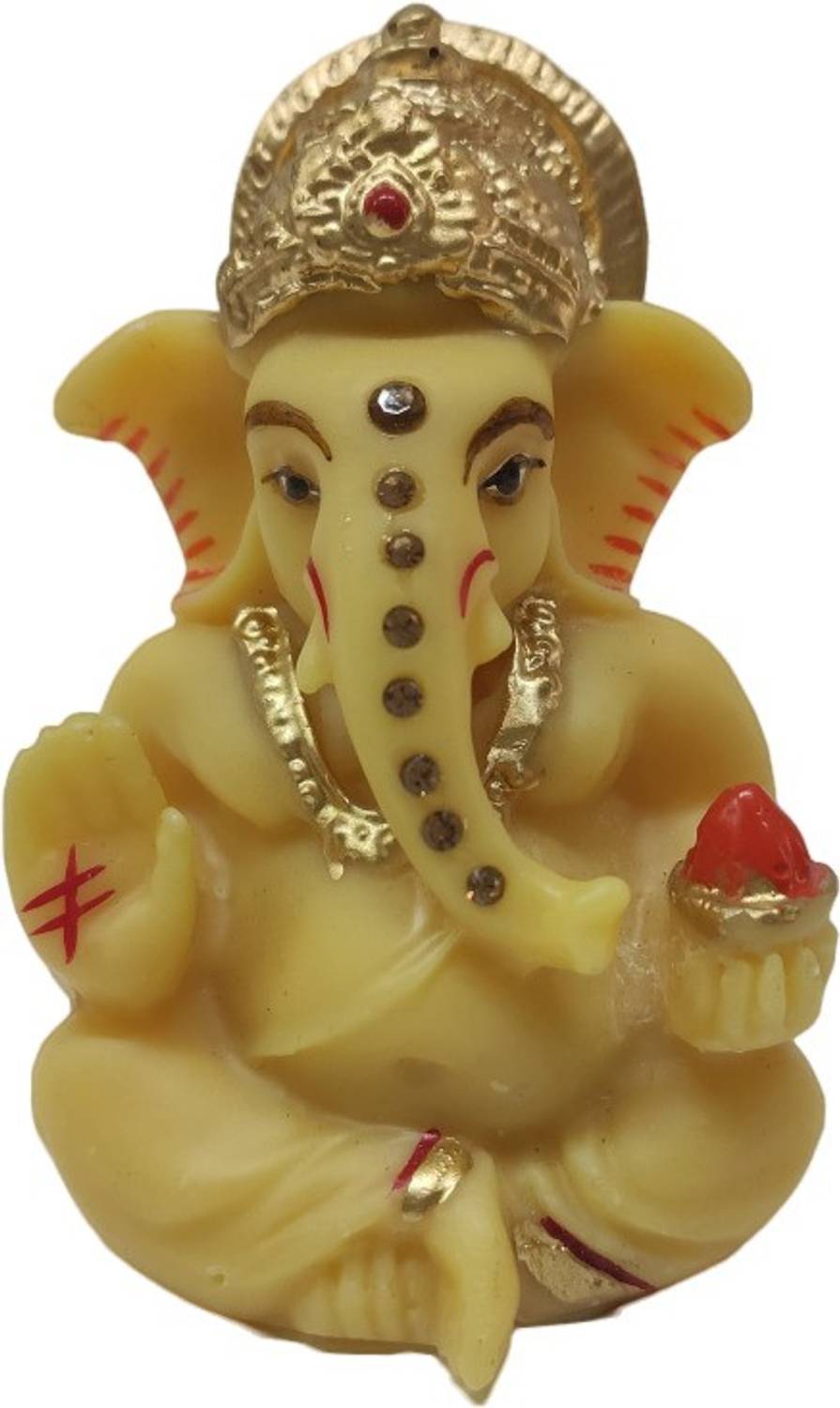gift inn Car Ganesha Decorative Showpiece - 9 cm