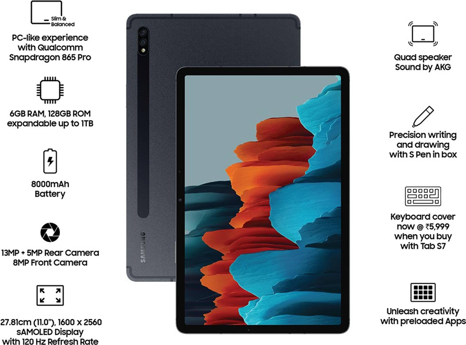 Samsung Galaxy Tab S7LTE 本体 Sペン付き Amazon | Samsung 正規 純正品 Galaxy Tab S7 & S7+ 用 S Pen (S ペン