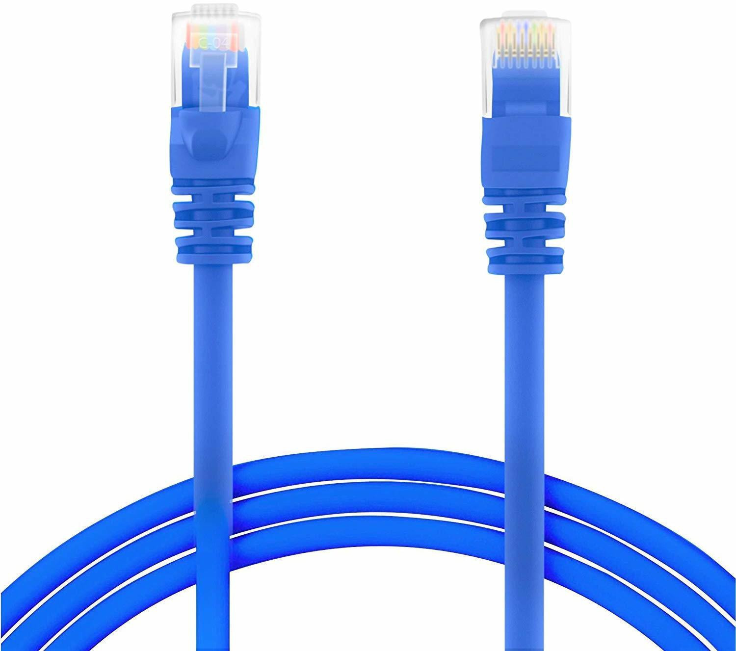 Image of ULTRABYTES LAN Cable 5 m CAT 6 LAN Cable RJ45 Ethernet Cable, Network Cable, Patch Cable 5 m LAN Cable (Compatible with Computer, Laptop, Printer, Network Media Player,