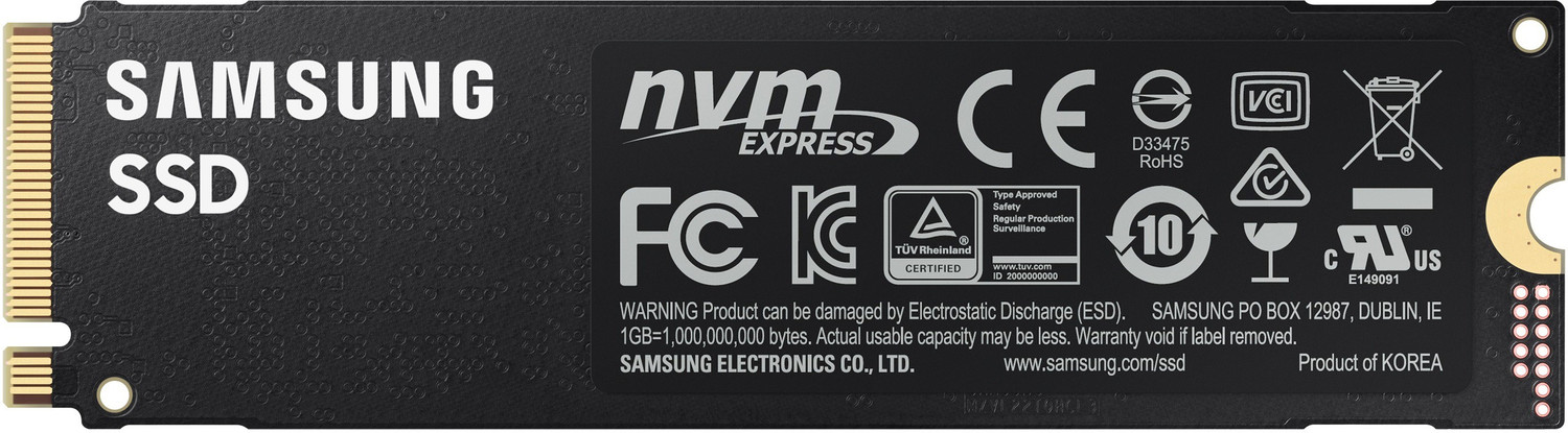 Image of Samsung 980 Pro 250 GB Laptop, Desktop Black PCIe NVMe Internal Solid State Drive (SSD) (MZ-V8P250BW)