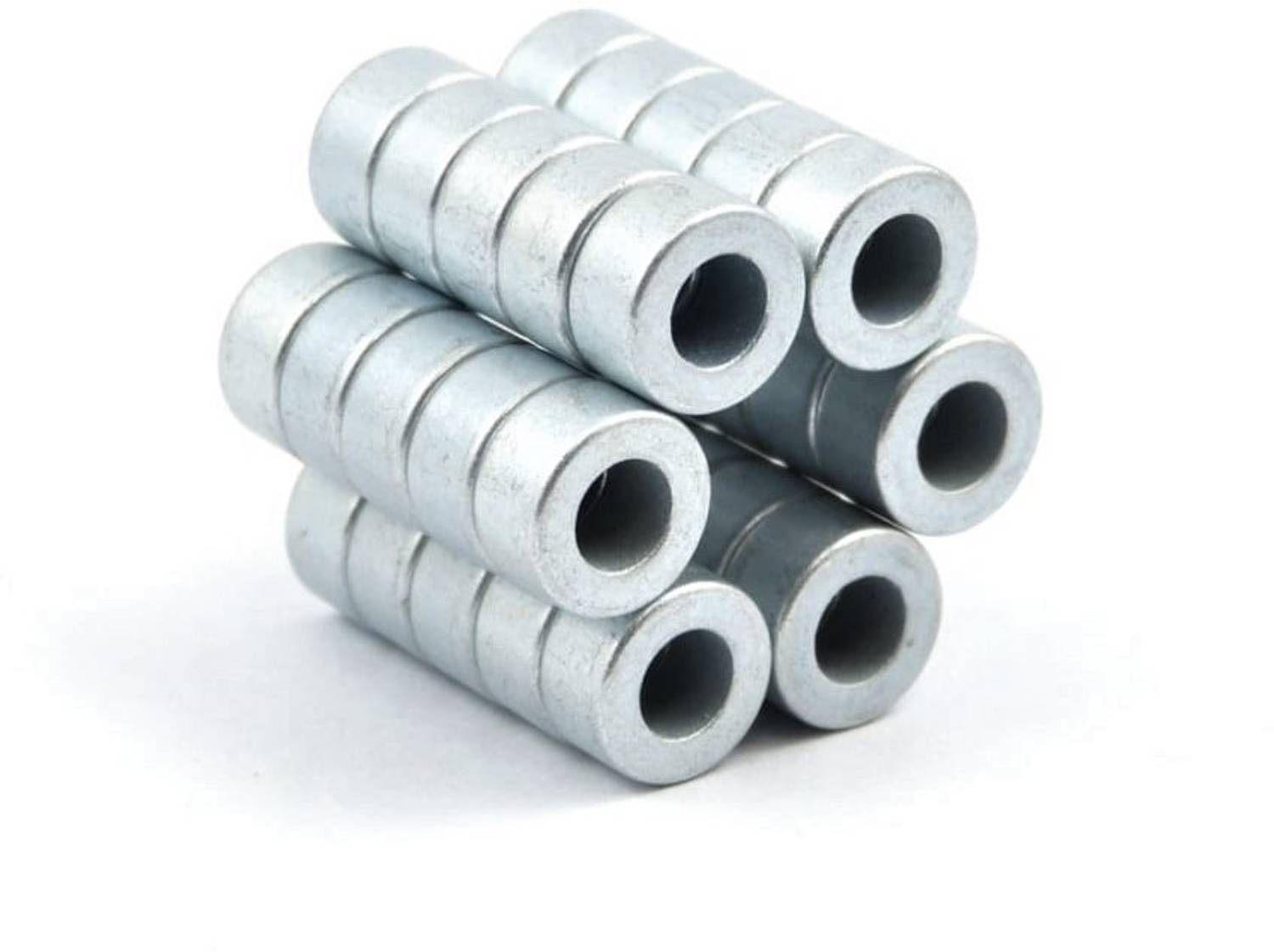 ART IFACT 30 Pieces of 11 mm x 5mm with 5mm hole Neodymium Magnets - Ring Magnets - N52 Rare Earth NdfeB - Project Magnets Fridge Magnet, Multipurpose Office Magnets, Magnetic Paper Holder Pack of 30